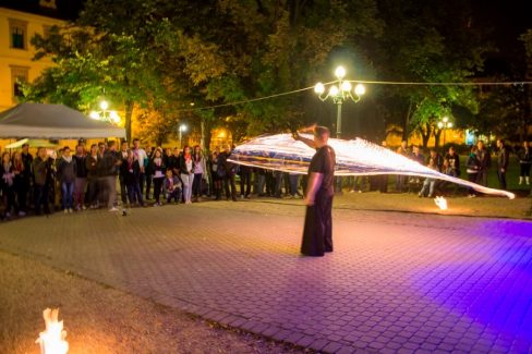 Eger, Drogprevenciós nap, Tűzzsonglőr Műsor 2014