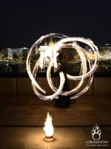 Budapest, Clark Ádám tér, Tűzzsonglőr Fotózás, 2013