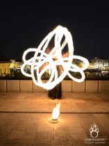 Budapest, Clark Ádám tér, Tűzzsonglőr Fotózás, 2013