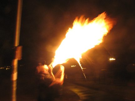 Budapest, Tűzzsonglőr Fotózás, 2011