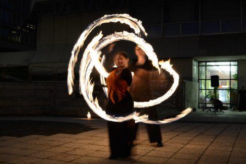 Budapest, Goldmann Tér, BME, Vegyész Napok, Tűzzsonglőr Műsor 2013