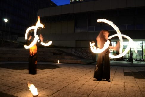 Budapest, Goldmann Tér, BME, Vegyész Napok, Tűzzsonglőr Műsor 2013