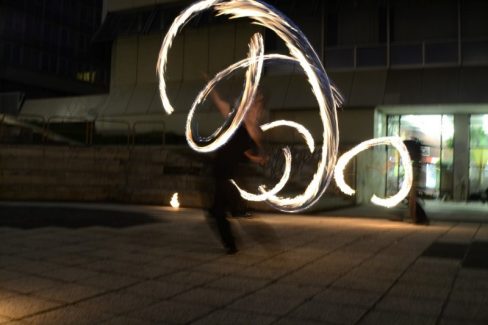 Budapest, Goldmann Tér, BME, Vegyész Napok, Tűzzsonglőr Műsor 2013