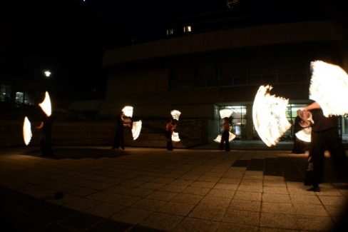 Budapest, Goldmann Tér, BME, Vegyész Napok, Tűzzsonglőr Műsor 2013