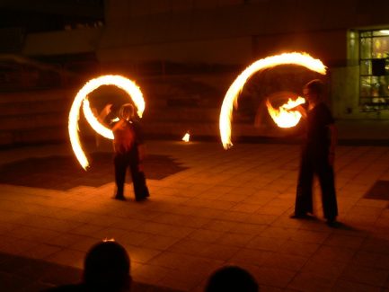 Budapest, Goldmann Tér, BME, Vegyész Napok, Tűzzsonglőr Műsor 2013