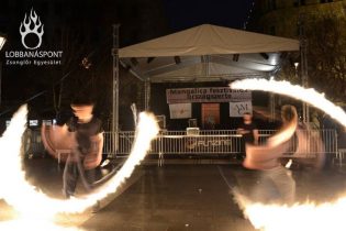Budapest, Mangalica Fesztivál, Tűzzsonglőr Műsor 2014