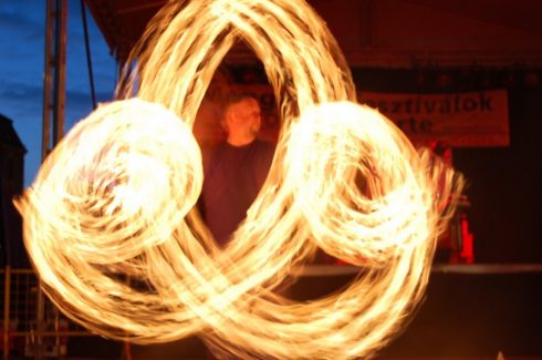 Debrecen, Mangalica Fesztivál, Tűzzsonglőr Bemutató 2014