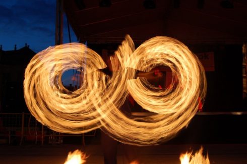 Debrecen, Mangalica Fesztivál, Tűzzsonglőr Bemutató 2014