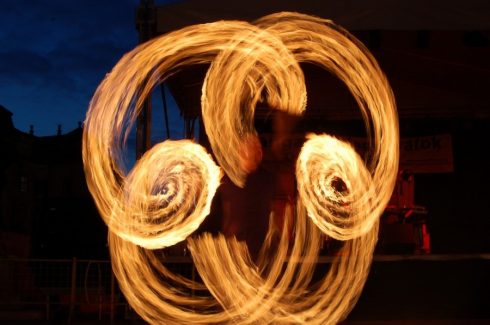 Debrecen, Mangalica Fesztivál, Tűzzsonglőr Bemutató 2014