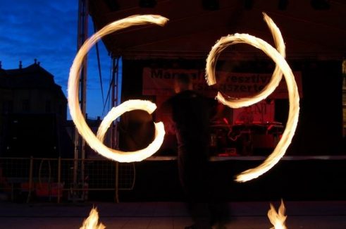 Debrecen, Mangalica Fesztivál, Tűzzsonglőr Bemutató 2014