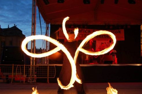 Debrecen, Mangalica Fesztivál, Tűzzsonglőr Bemutató 2014