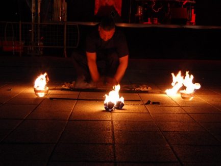 Debrecen, Mangalica Fesztivál, Tűzzsonglőr Bemutató 2014