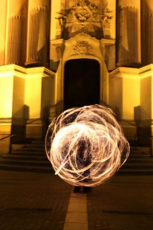 Eger, Dobó Tér, Régen és Most, Tűzzsonglőr Képek 2014