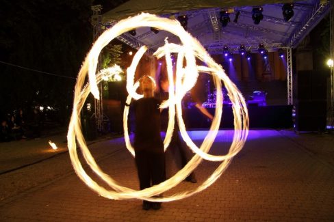 Eger, Drogprevenciós nap, Tűzzsonglőr Műsor 2014