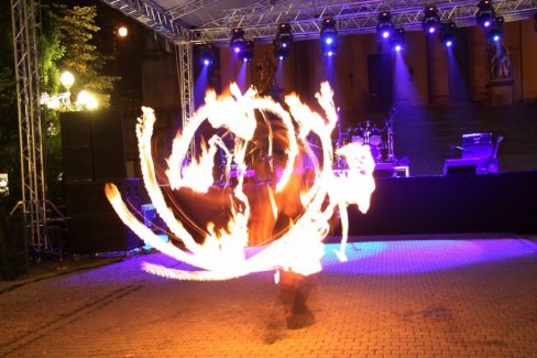 Eger, Drogprevenciós nap, Tűzzsonglőr Műsor 2014