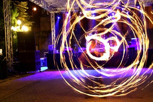 Eger, Drogprevenciós nap, Tűzzsonglőr Műsor 2014