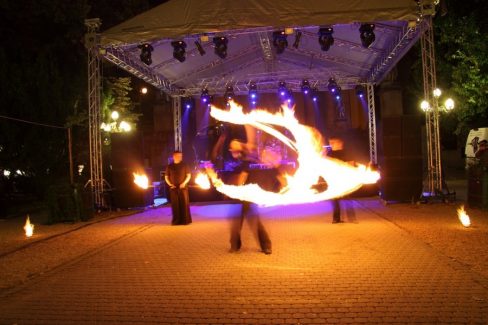 Eger, Drogprevenciós nap, Tűzzsonglőr Műsor 2014