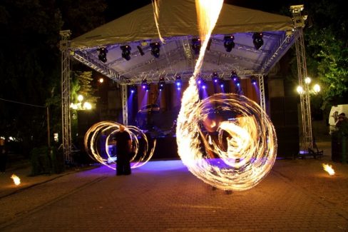 Eger, Drogprevenciós nap, Tűzzsonglőr Műsor 2014