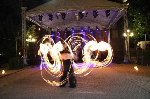 Eger, Drogprevenciós nap, Tűzzsonglőr Műsor 2014