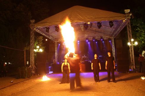 Eger, Drogprevenciós nap, Tűzzsonglőr Műsor 2014