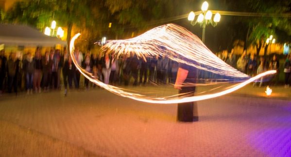 Eger, Drogprevenciós nap, Tűzzsonglőr Műsor 2014