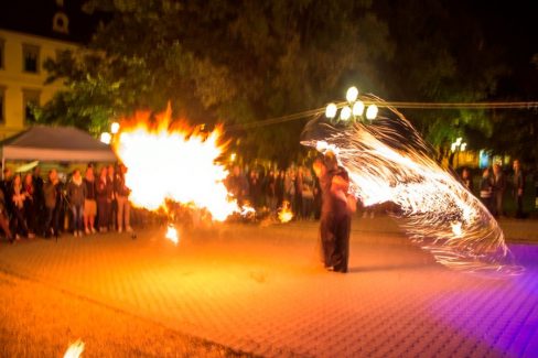 Eger, Drogprevenciós nap, Tűzzsonglőr Műsor 2014