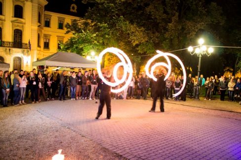 Eger, Drogprevenciós nap, Tűzzsonglőr Műsor 2014