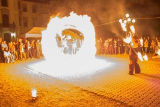 Eger, Drogprevenciós nap, Tűzzsonglőr Műsor 2014