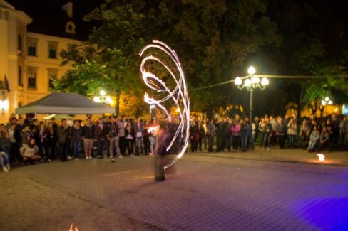 Eger, Drogprevenciós nap, Tűzzsonglőr Műsor 2014