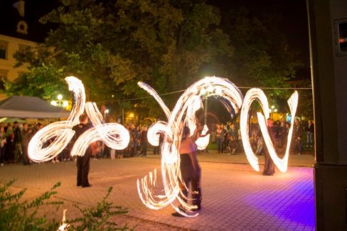 Eger, Drogprevenciós nap, Tűzzsonglőr Műsor 2014