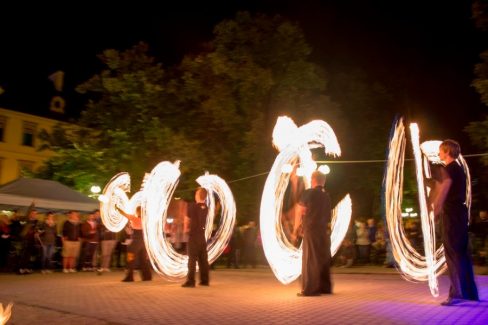 Eger, Drogprevenciós nap, Tűzzsonglőr Műsor 2014