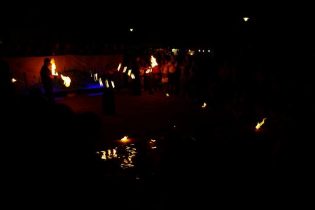 Eger, Középkori Piactér, Tűz a vízben, 2011
