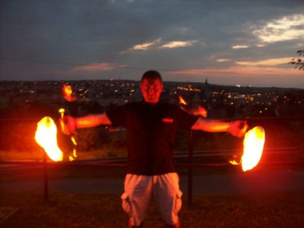 Eger, Nyári önajnározás (tűzzel), 2009