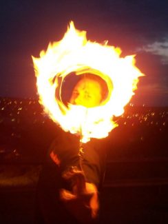 Eger, Nyári önajnározás (tűzzel), 2009