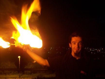 Eger, Nyári önajnározás (tűzzel), 2009