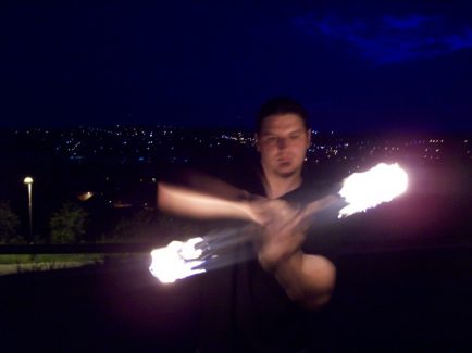 Eger, Nyári önajnározás (tűzzel), 2009