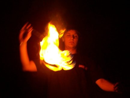 Eger, Nyári önajnározás (tűzzel), 2009