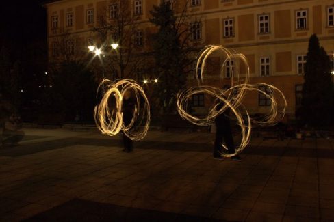 Eger, Dobó Tér, Világbékejel, 2008