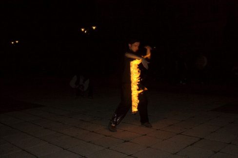 Eger, Dobó Tér, Világbékejel, 2008