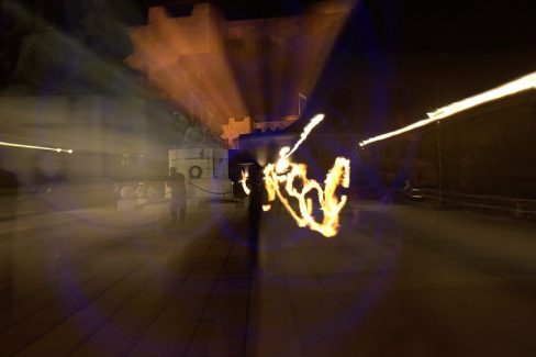 Eger, Dobó Tér, Világbékejel, 2008