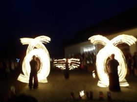 Nagyhalász, Adventi Ünnep, Tűzzsonglőr Műsor 2013