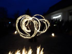 Nagyhalász, Adventi Ünnep, Tűzzsonglőr Műsor 2013