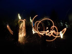 Nagyhalász, Adventi Ünnep, Tűzzsonglőr Műsor 2013