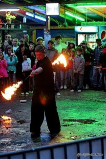 Túrkeve, Juhász Fesztivál, Tűzzsonglőr bemutató 2014