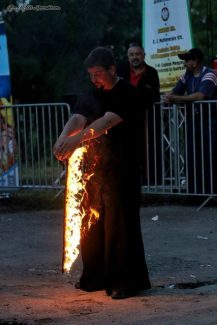Túrkeve, Juhász Fesztivál, Tűzzsonglőr bemutató 2014