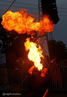 Túrkeve, Juhász Fesztivál, Tűzzsonglőr bemutató 2014