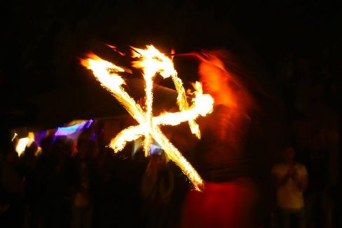 Veszprém, II.Bor-blues és Böllér Fesztivál, Tűzzsonglőr Bemutató 2014