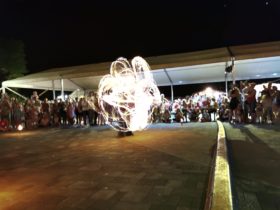 Vonyarcvashegy Csemegeszőlő és Bor Napok Tűzzsonglőr Show