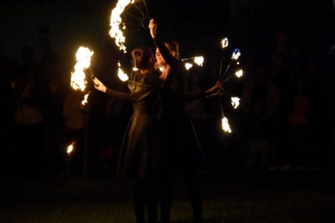 Szent Mihály Napi Vásár Tűzzsonglőr Show