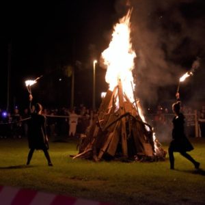 Szent Mihály Napi Vásár Tűzzsonglőr Show